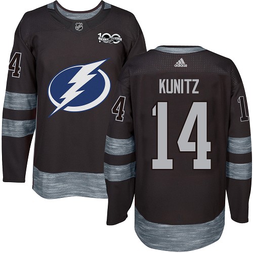 Adidas Lightning #14 Chris Kunitz Black 1917-100th Anniversary Stitched NHL Jersey